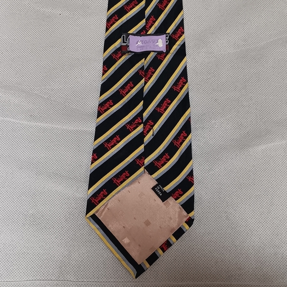 Nebraska Cornhuskers Neck Tie Blue Diagonal Striped Lakeside Apparel - Picture 3 of 3